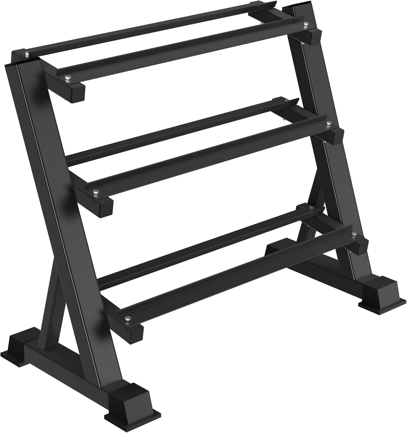 Heavy Equipment Storage - Heavy Duty Three Tier Dumbbell Rack