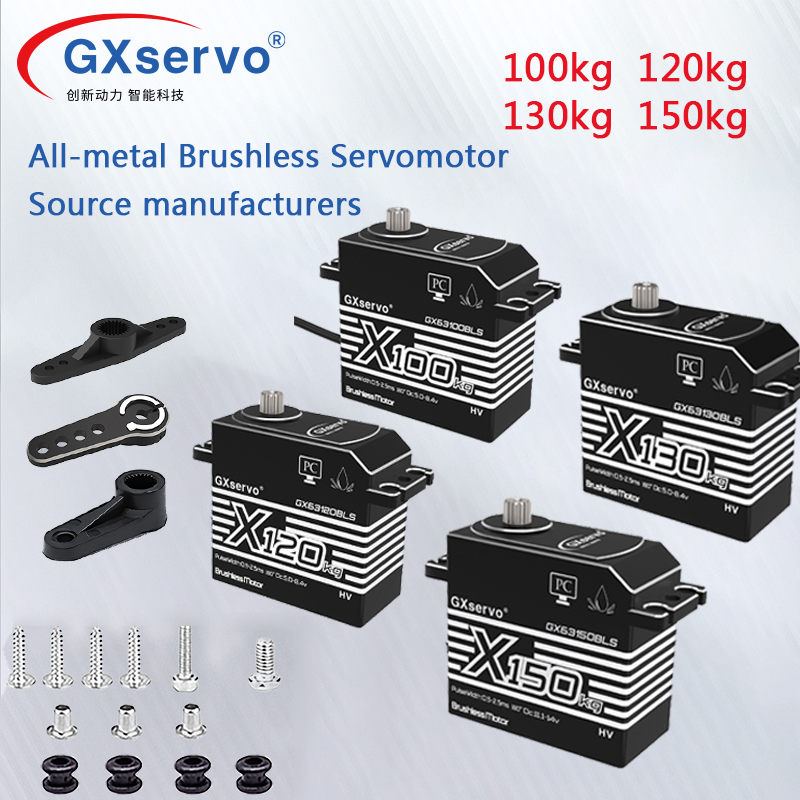 Heavy Equipment Industry - GXservo High Torque IP67 Servos 100kg