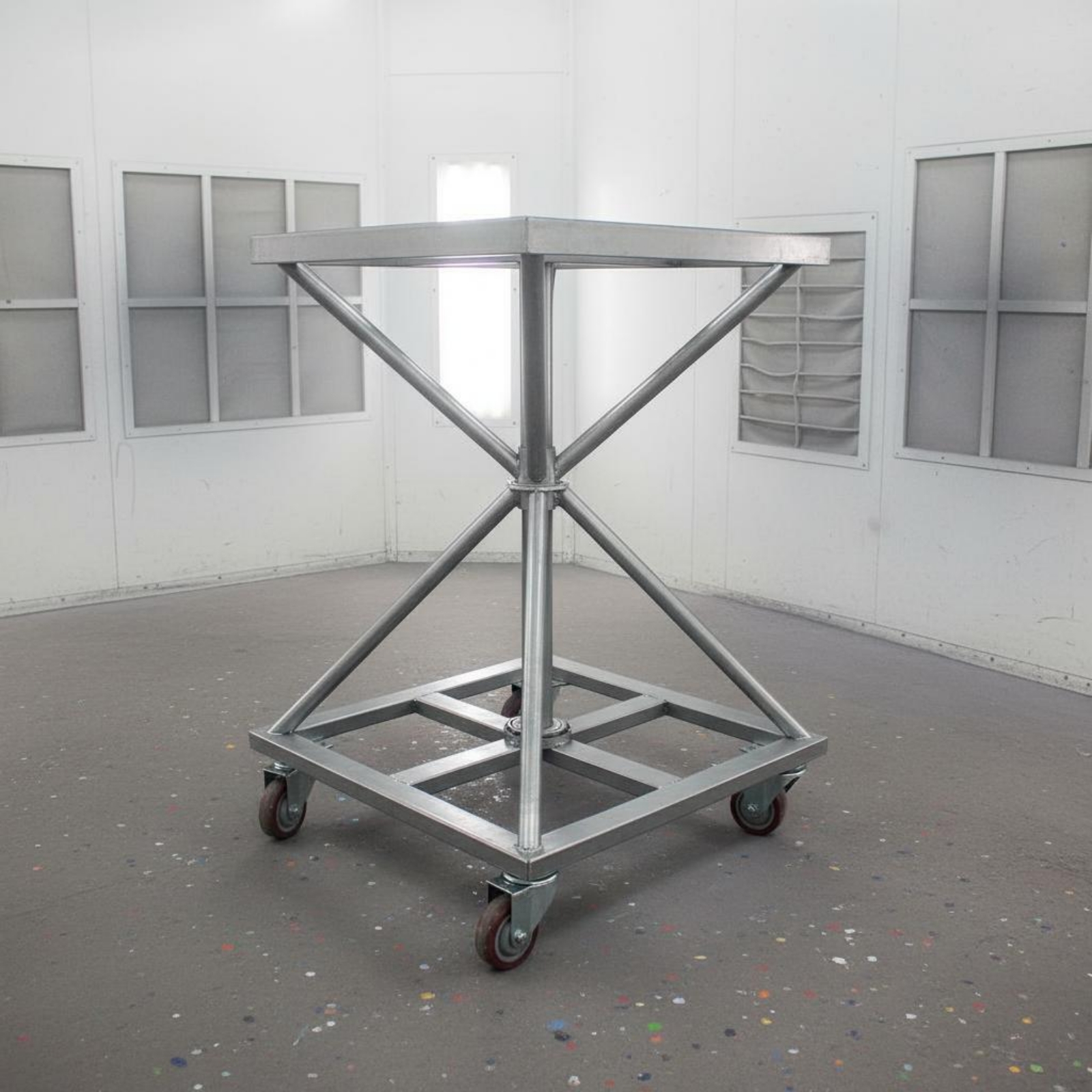Heavy Equipment Workshop - Rotating Spray Paint Stand Heavy Duty