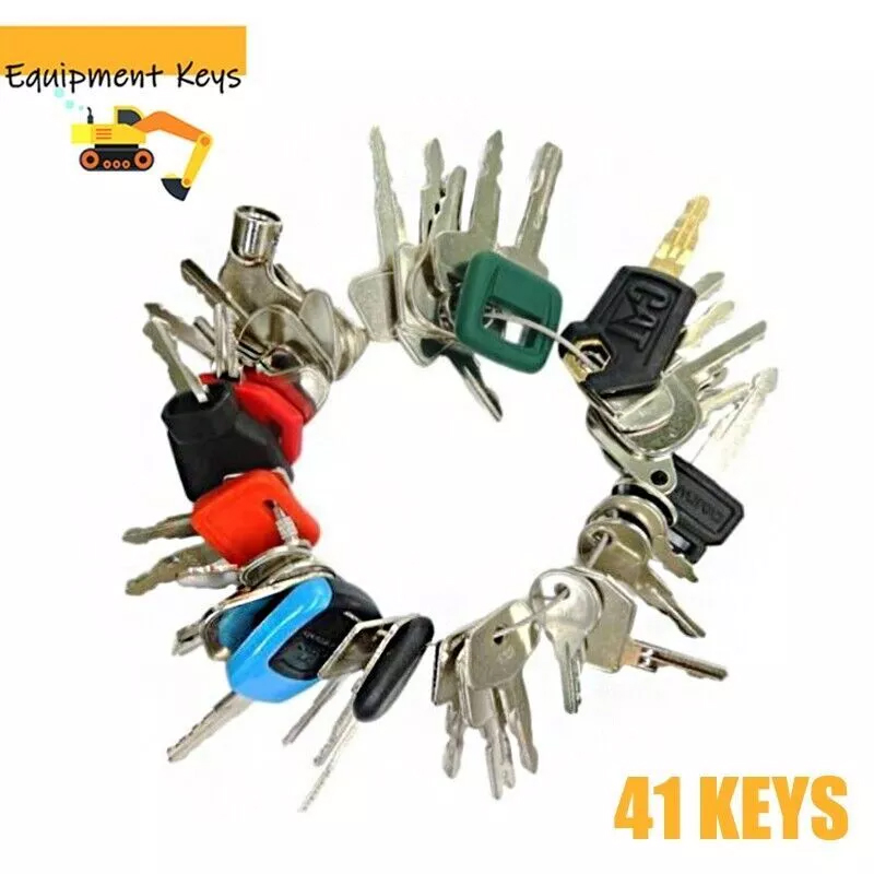 Heavy Equipment Kubota - 41PCS Heavy Equipment Keys Set For