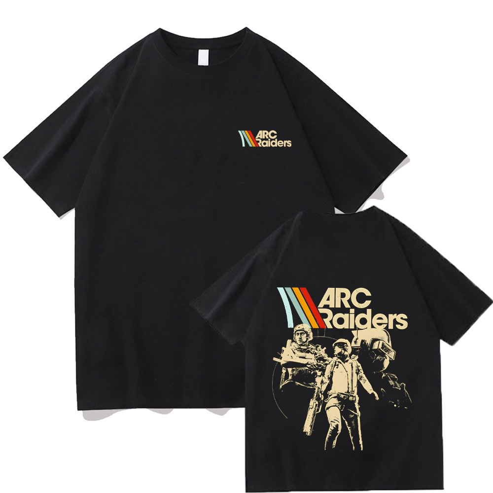 Heavy Equipment Operator Shirts - ARC Raiders Striped T Shirts ARC