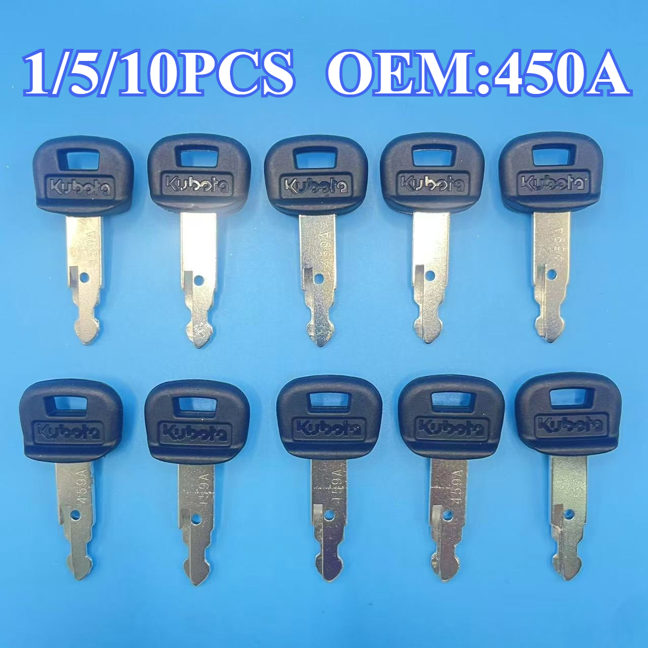 Heavy Equipment Kubota - 1/5/10PCS Heavy 459A Key Equipment Excavator
