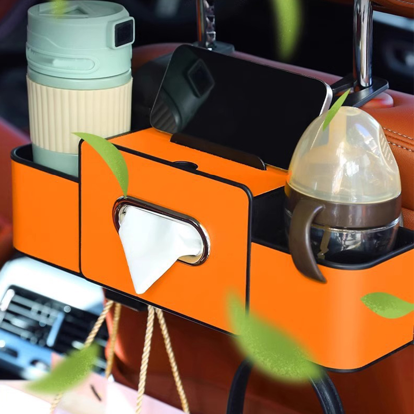 Car Seat Organizer with Tissue – обзор и цена Heavy Equipment Storage