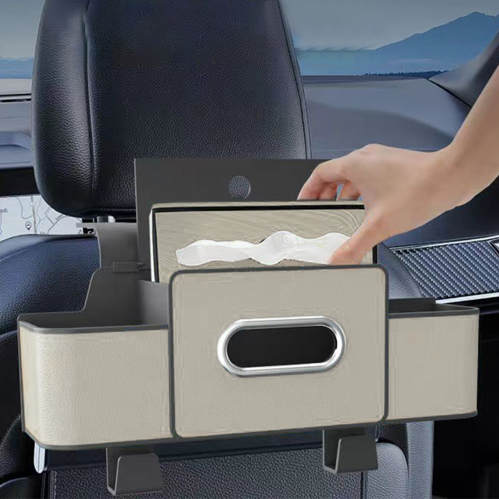 Car Seat Organizer with Tissue – обзор и цена Heavy Equipment Storage