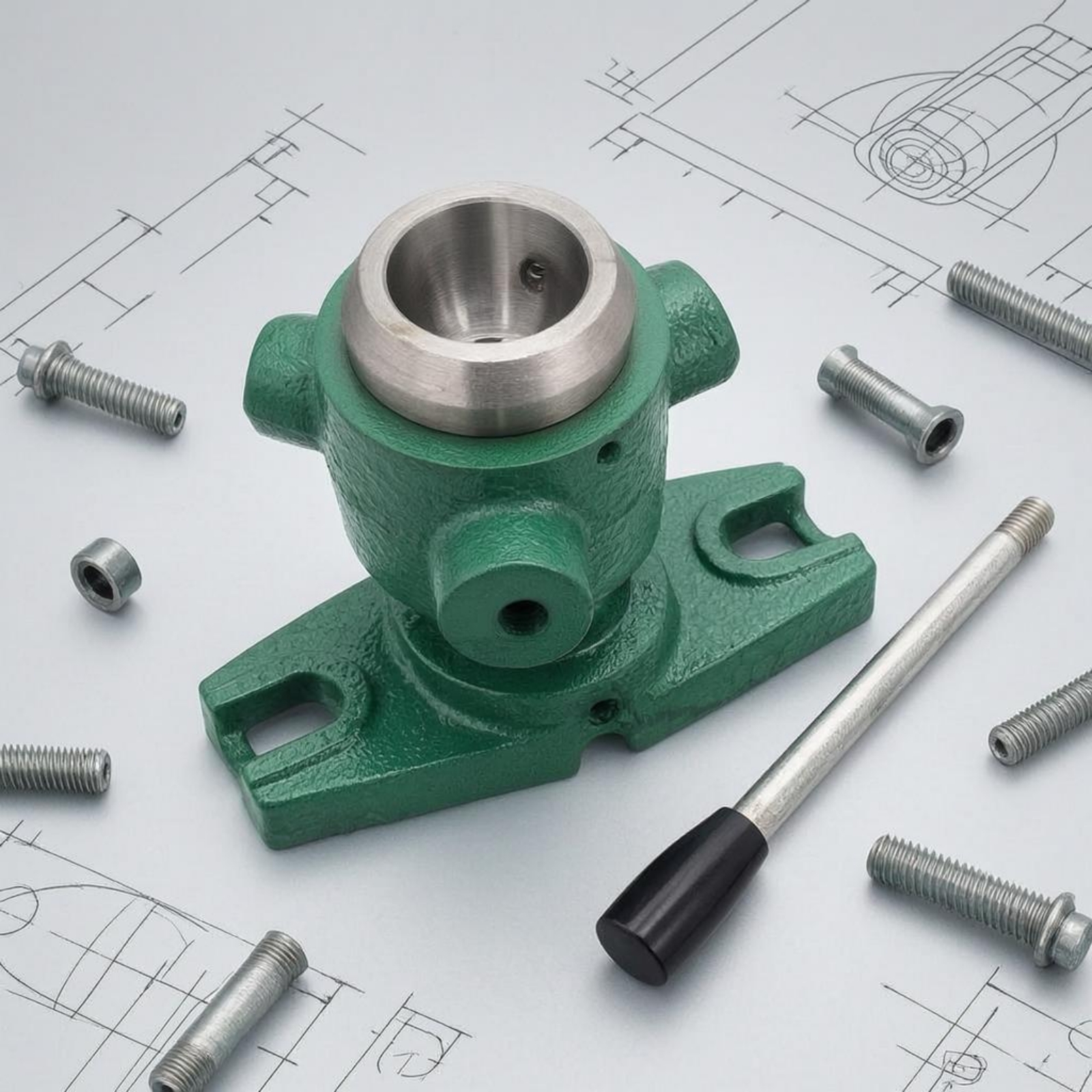 Rapid-Change Fixture Base Pneu – обзор и цена Heavy Equipment Freeport
