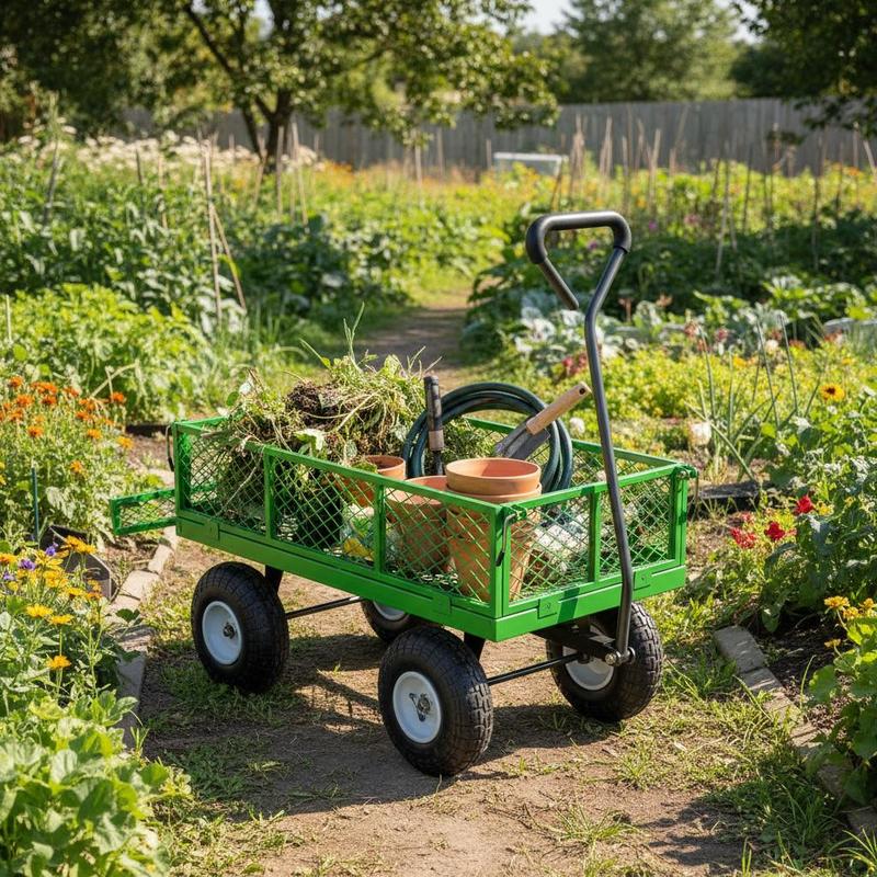 Steel Garden Cart 680 Lbs For  – обзор и цена Heavy Equipment Yard