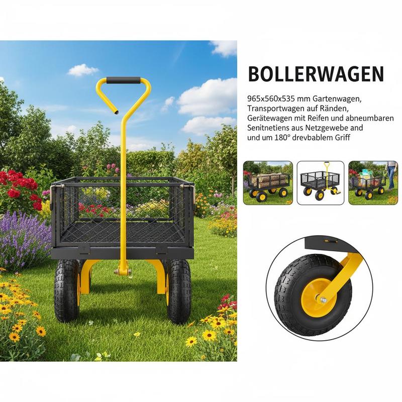 Steel Garden Cart 900 Lbs For  – обзор и цена Heavy Equipment Yard