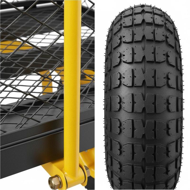 Steel Garden Cart 900 Lbs For  – обзор и цена Heavy Equipment Yard