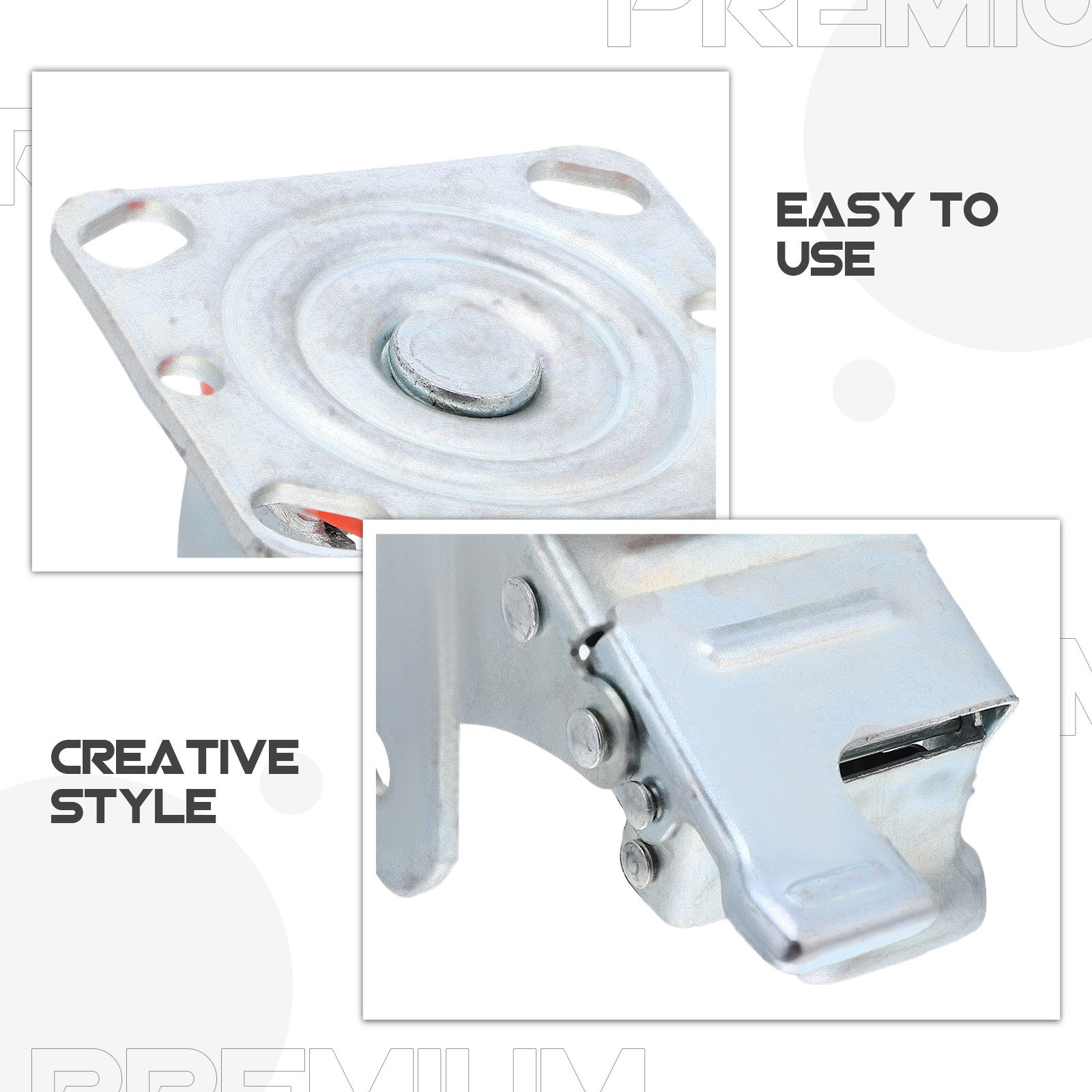 Swivel Caster Bracket 4-Inch H – обзор и цена Heavy Equipment Industry