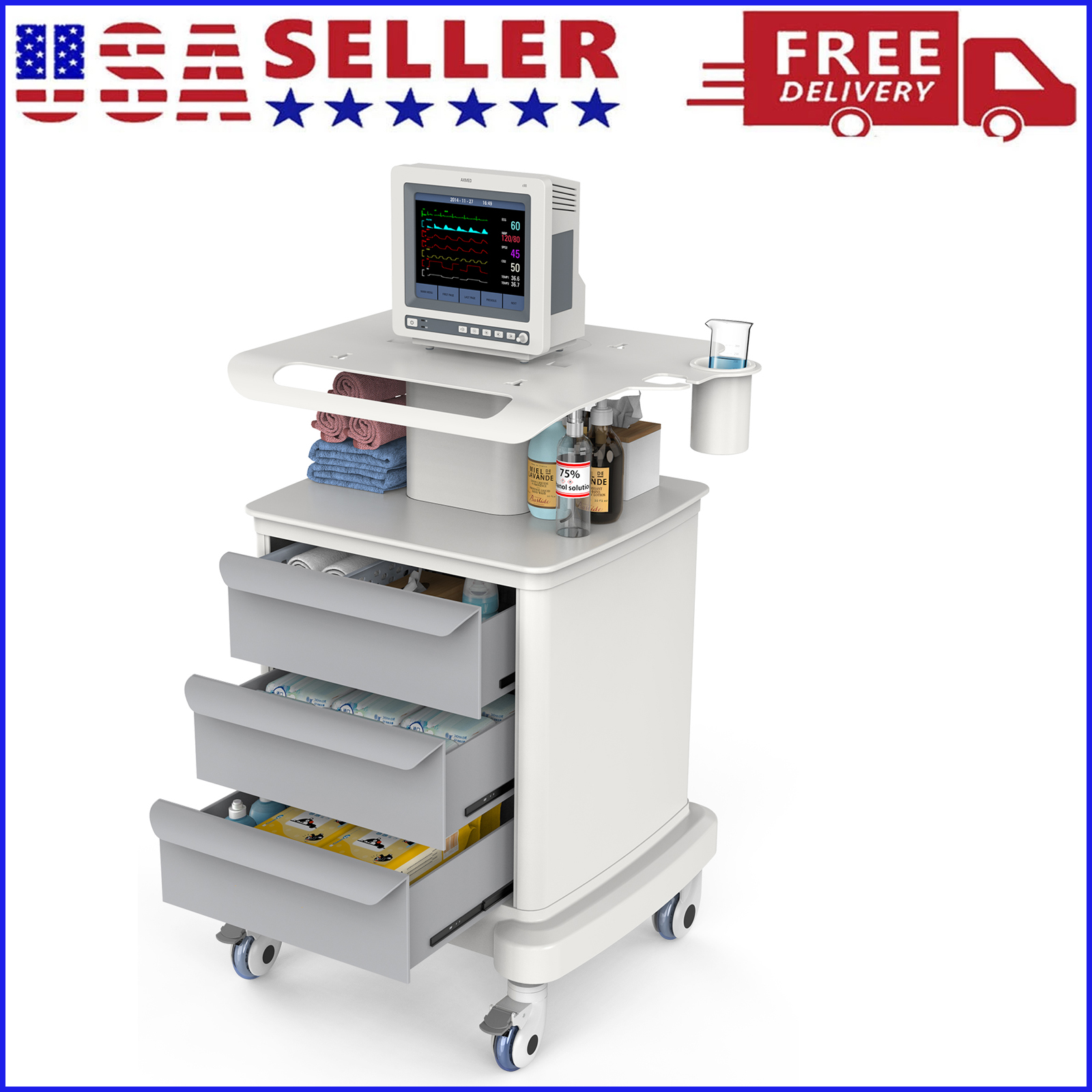 Medical Mobile Trolley Cart Ro – обзор и цена Heavy Equipment Storage