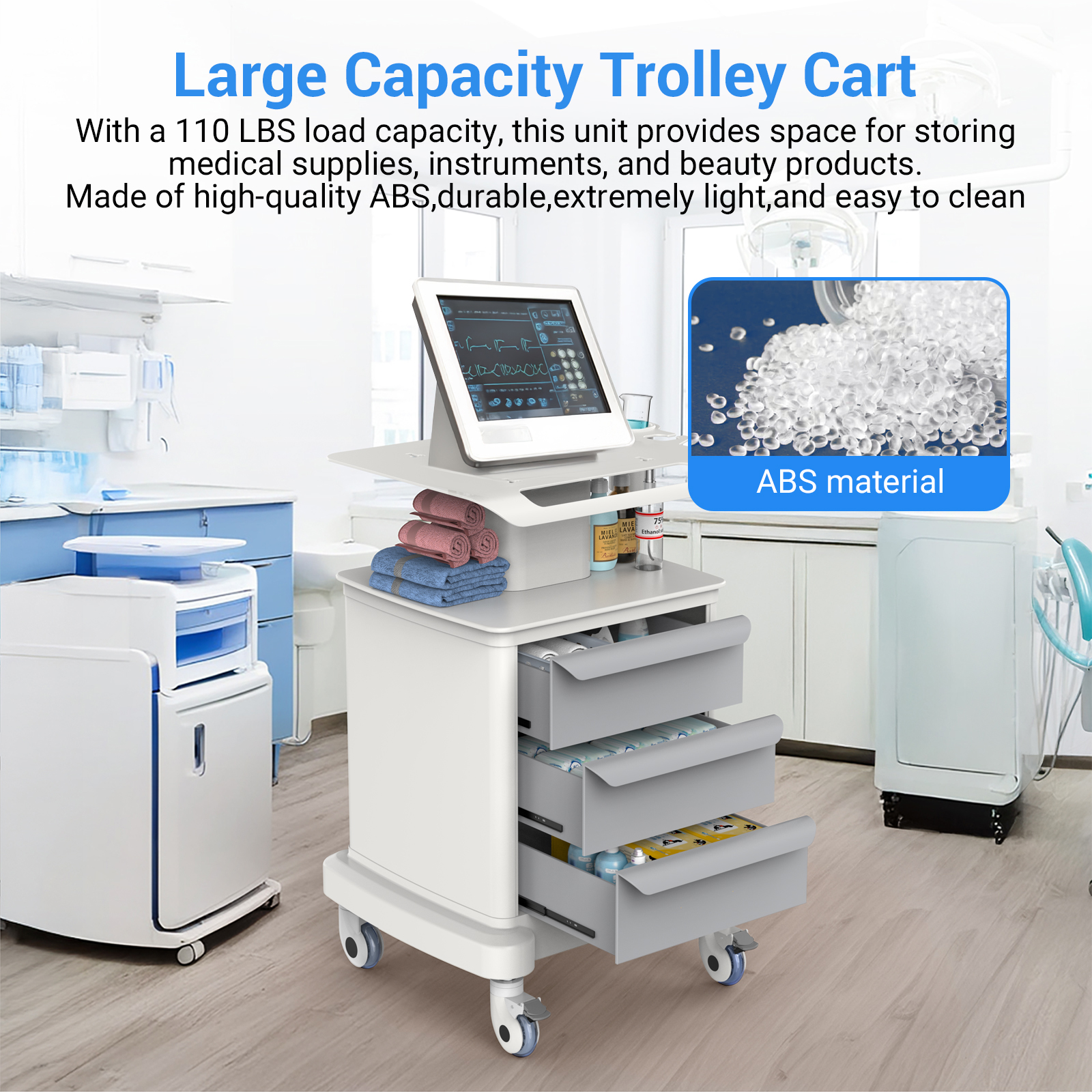Medical Mobile Trolley Cart Ro – обзор и цена Heavy Equipment Storage