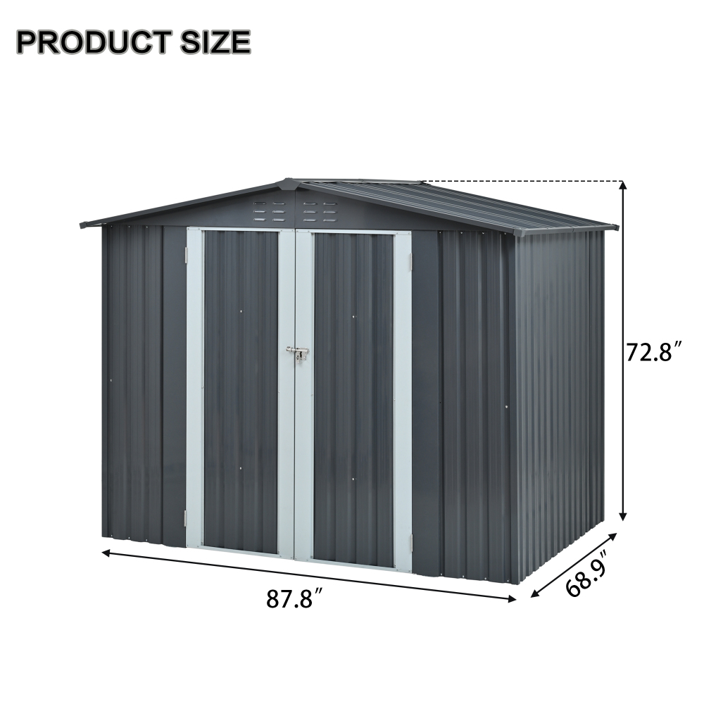 Metal Storage Shed with Double – обзор и цена Heavy Equipment Yard