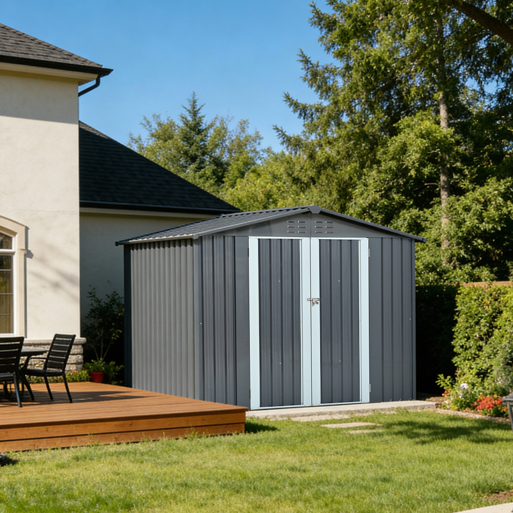 Metal Storage Shed with Double – обзор и цена Heavy Equipment Yard