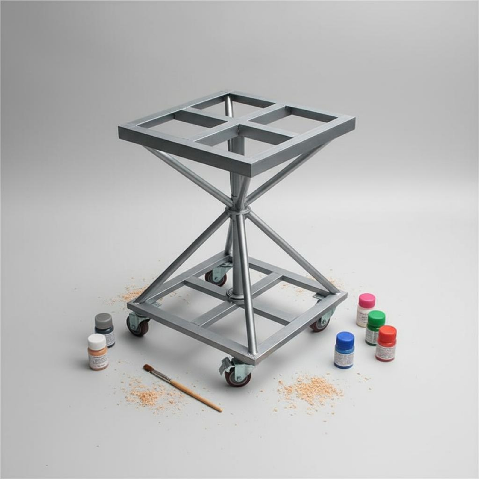 Rotating Spray Paint Stand Hea – обзор и цена Heavy Equipment Workshop
