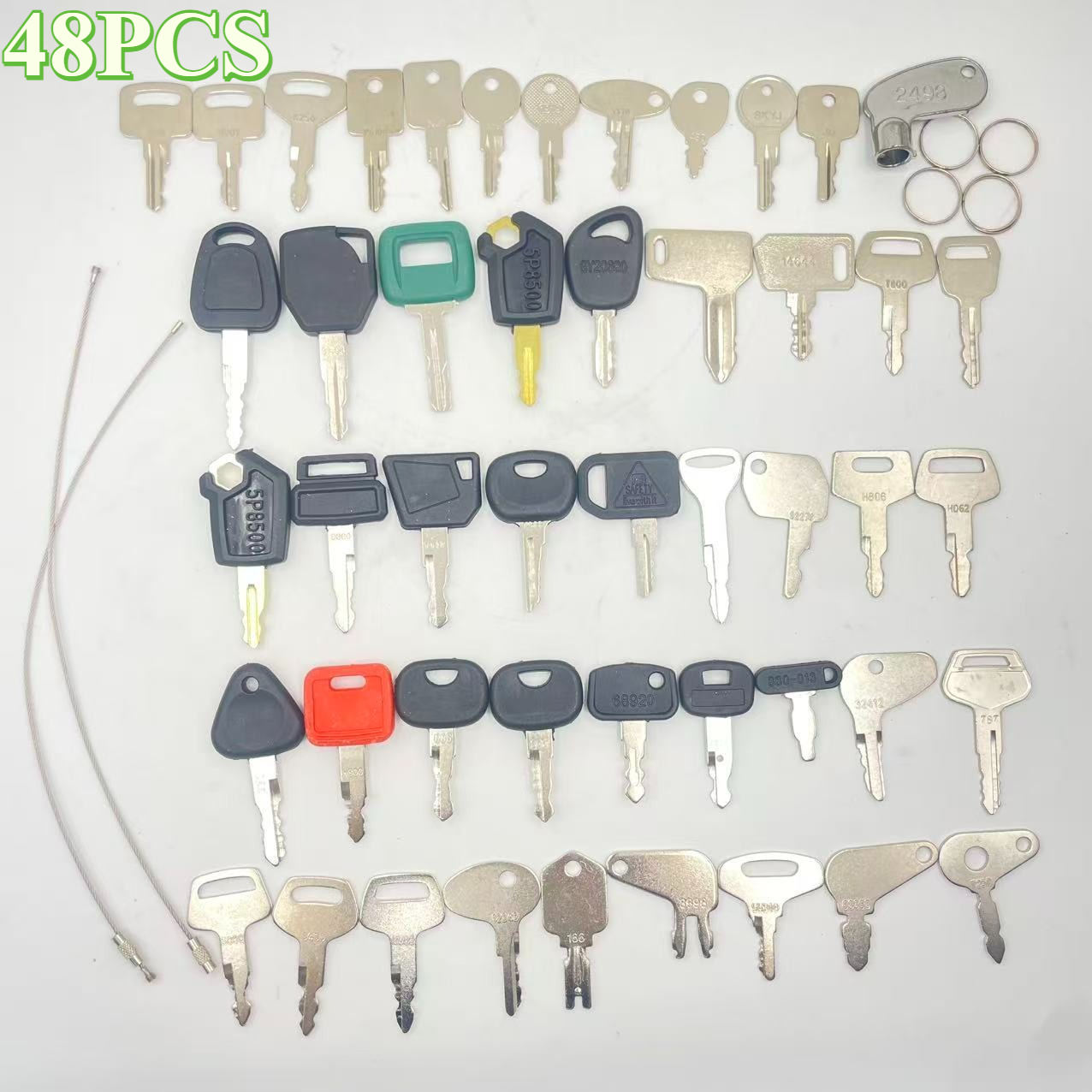 48PCS Heavy Equipment Keys Set – обзор и цена Heavy Equipment Kubota