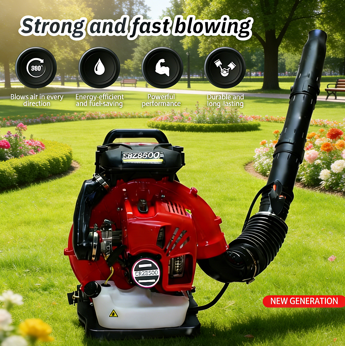 Heavy Duty Petrol Leaf Blower  – обзор и цена Heavy Equipment Yard