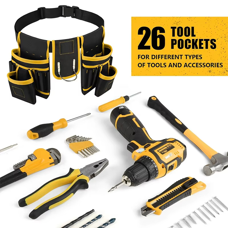 Adjustable Tool Belt Bag with  – обзор и цена Heavy Equipment Storage