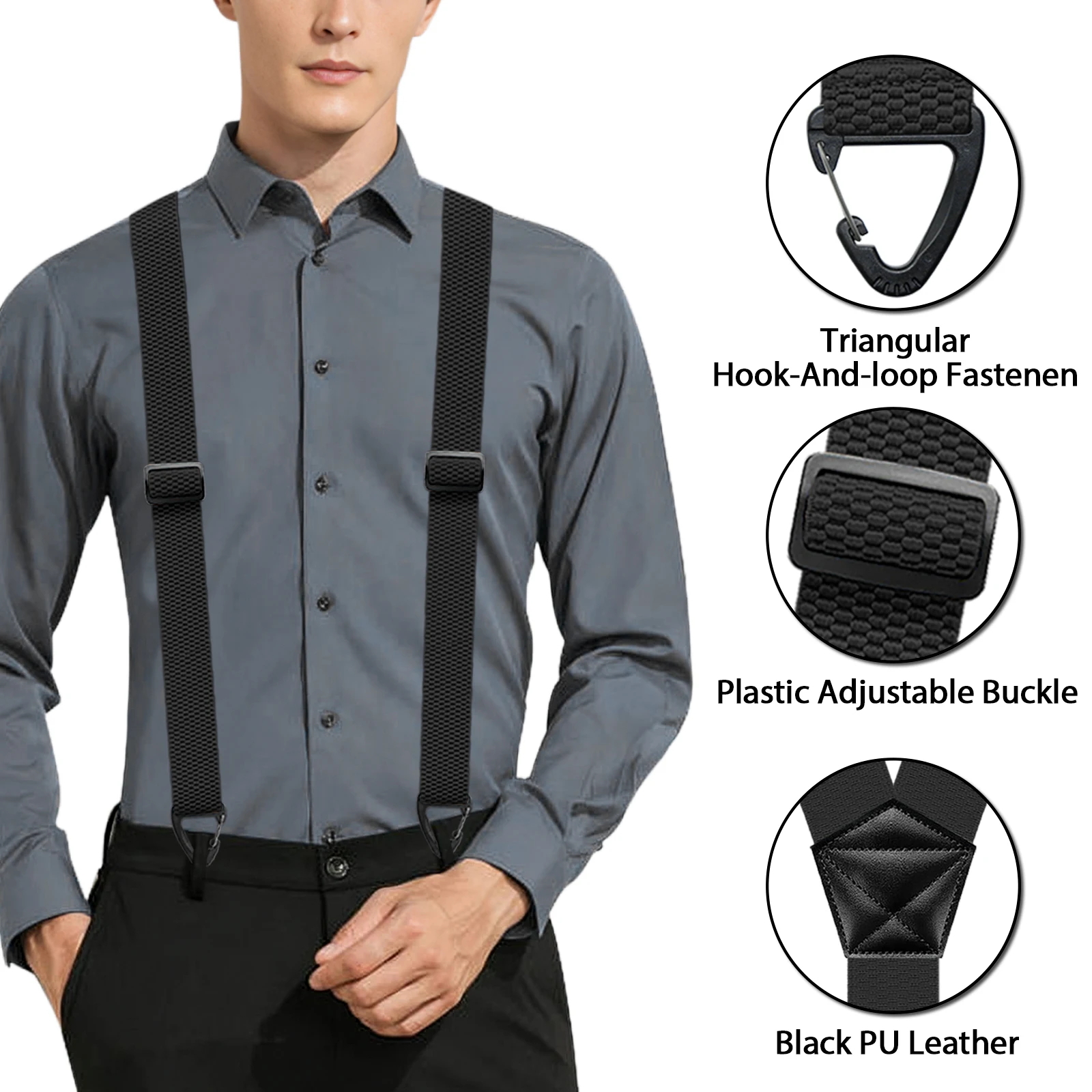 Hidden Suspenders for Men Heav – обзор и цена Heavy Equipment Operator Shirts