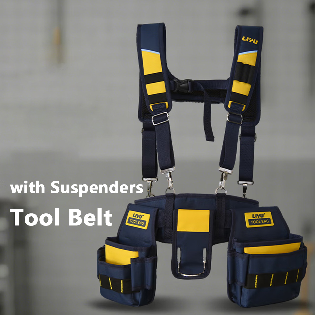 LIYU Tool Belt with Suspenders – обзор и цена Heavy Equipment Storage