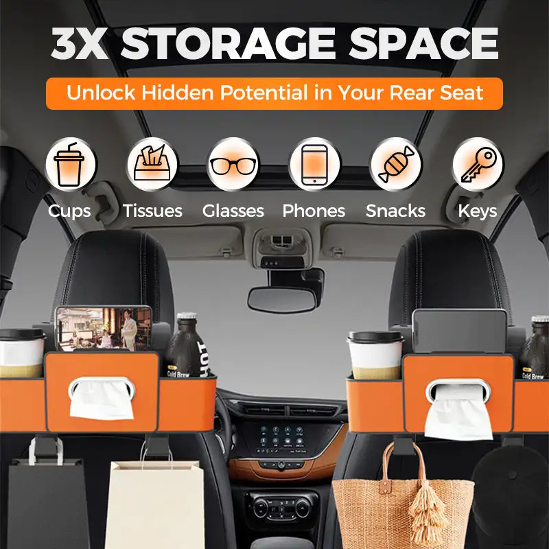 Car Multifunctional Seat Back  – обзор и цена Heavy Equipment Storage