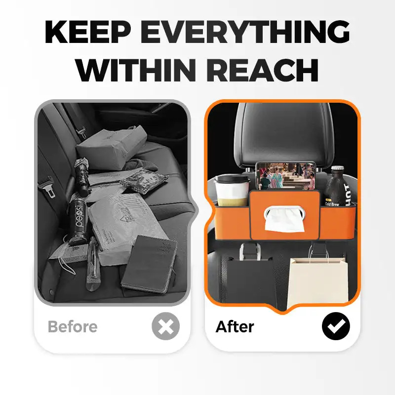 Car Multifunctional Seat Back  – обзор и цена Heavy Equipment Storage