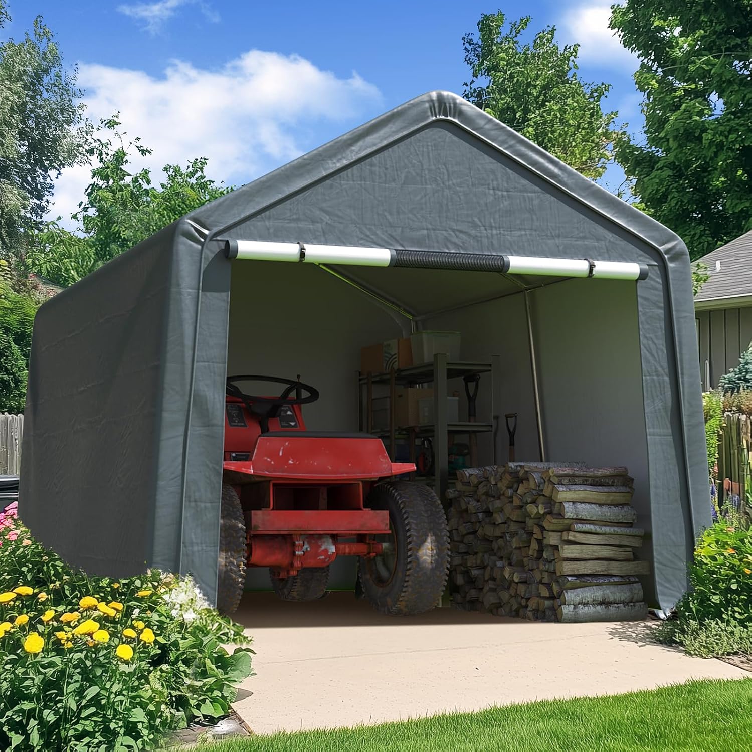 Large Outdoor Storage Shed Mul – обзор и цена Heavy Equipment Yard