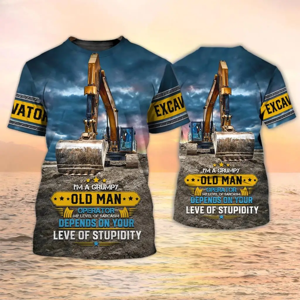 Excavator TShirts Heavy Equipm – обзор и цена Heavy Equipment Operator Shirts
