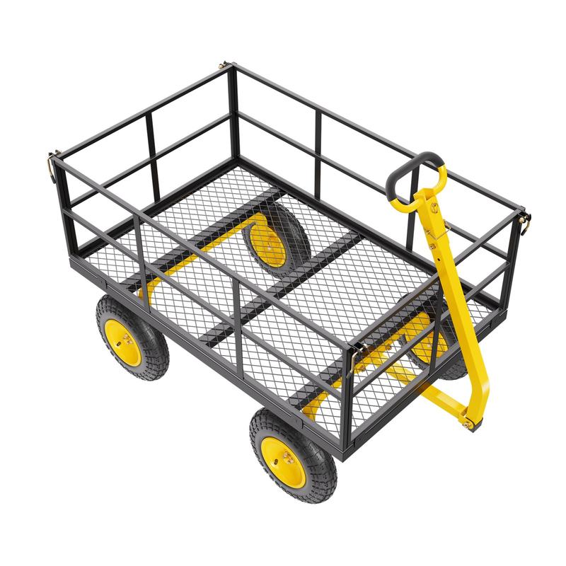 Steel Garden Cart 1400 Lbs For – обзор и цена Heavy Equipment Yard