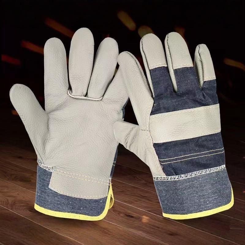 1 Pair Cowhide Denim Gloves Th – обзор и цена Heavy Equipment Yard
