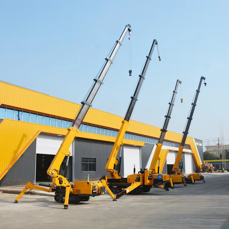 8T Hydraulic Spider Crane Heav – обзор и цена Heavy Equipment In Construction