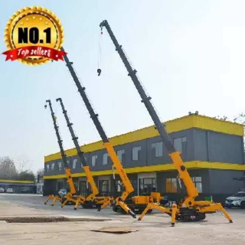 8T Hydraulic Spider Crane Heav – обзор и цена Heavy Equipment In Construction