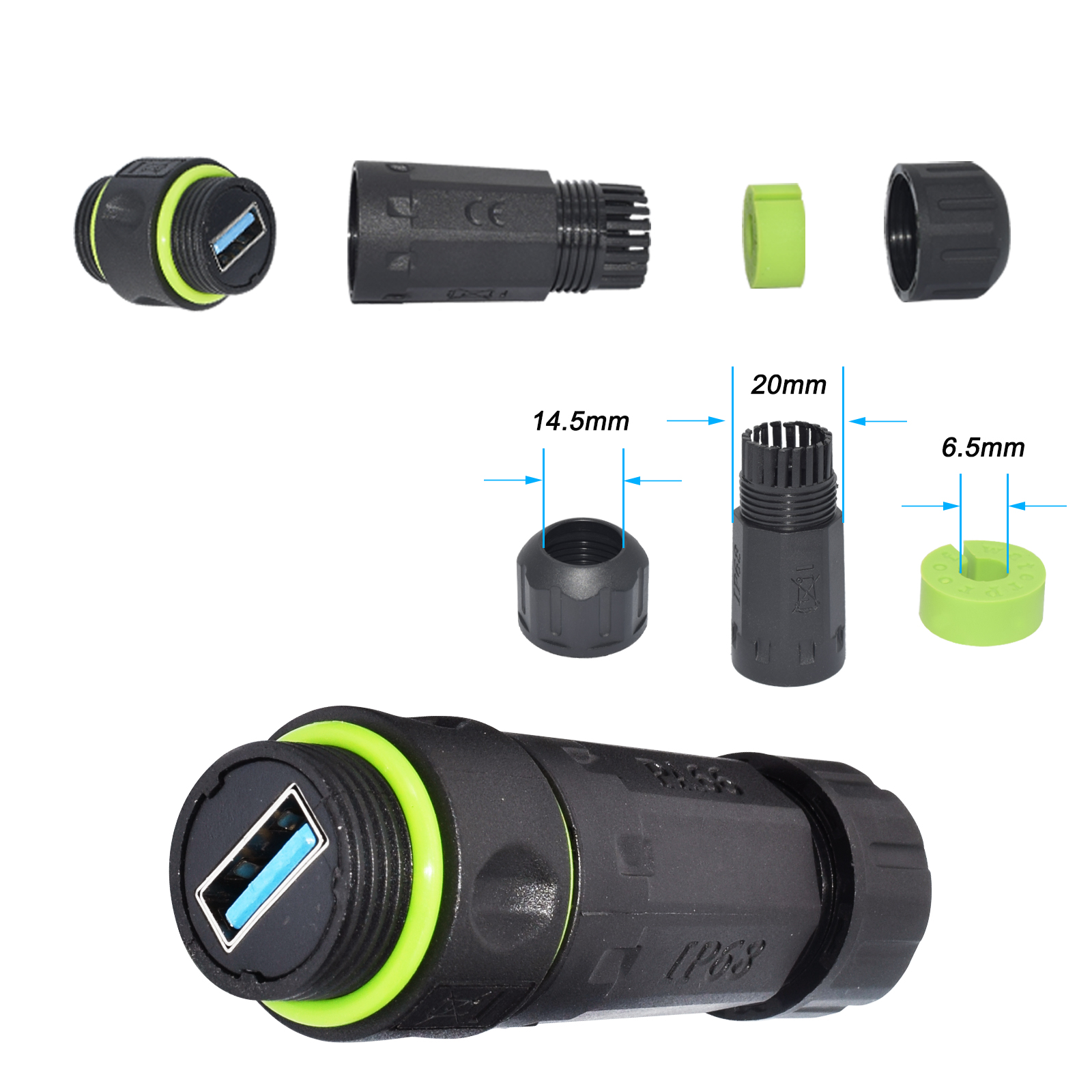 IP68 Waterproof Nylon USB3.0 P – обзор и цена Heavy Equipment Freeport