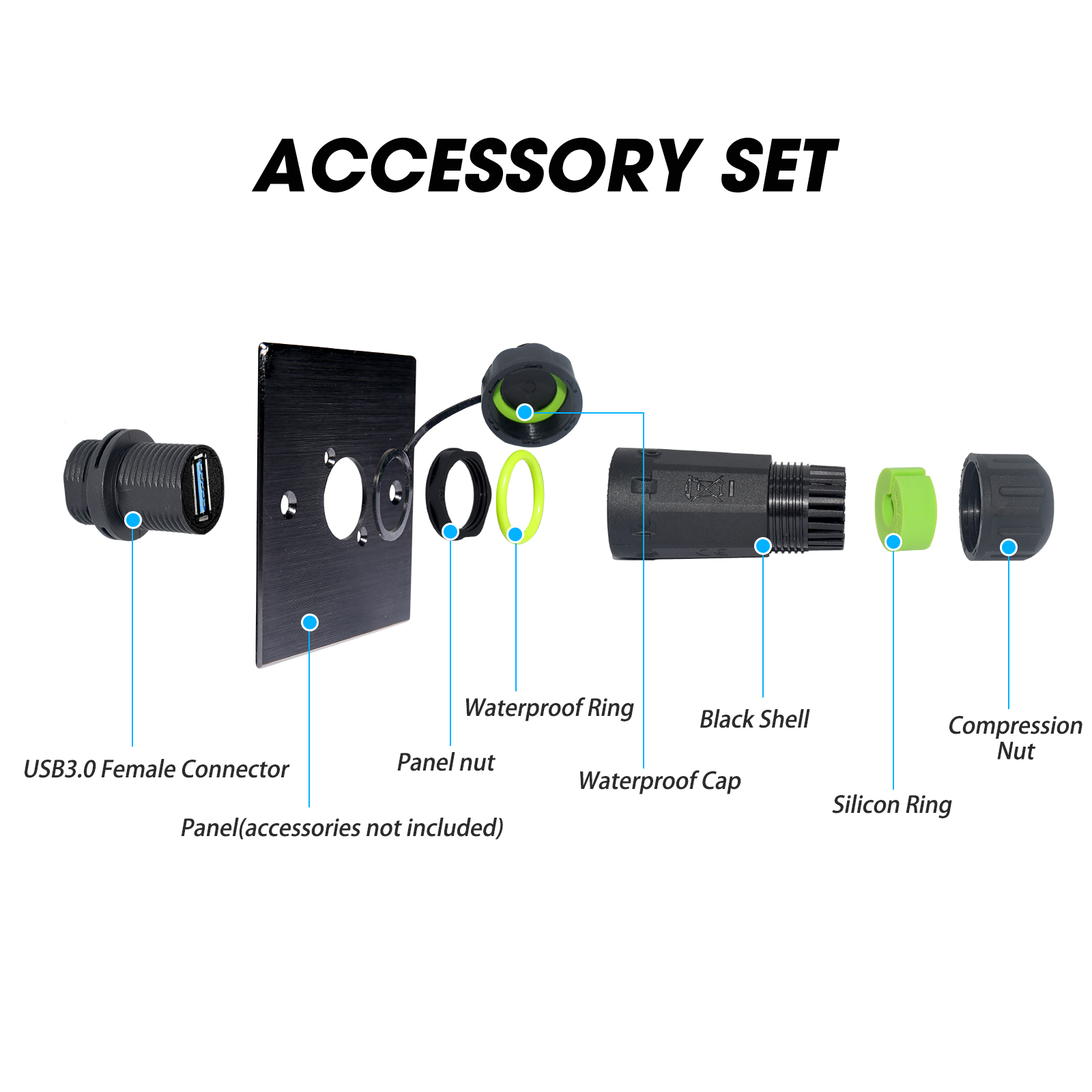 IP68 Waterproof Nylon USB3.0 P – обзор и цена Heavy Equipment Freeport