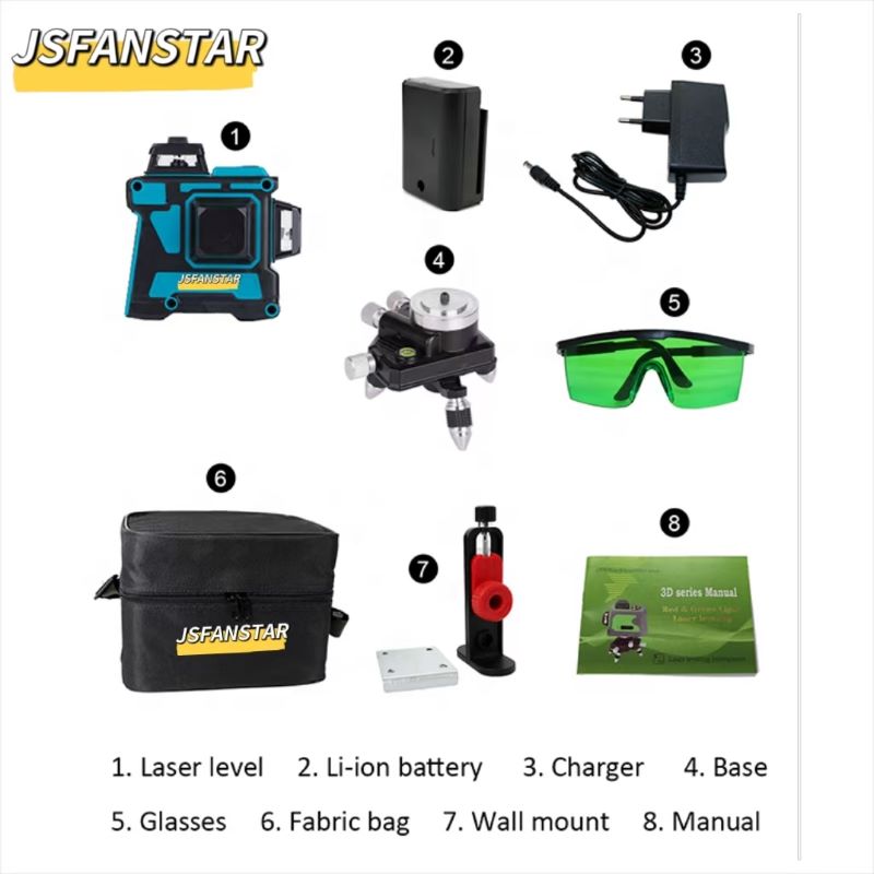 ATV3d 12 Lines Rechargeable Li – обзор и цена Laser Level Rotary